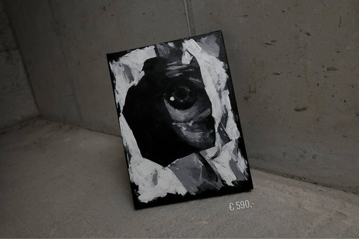 "Observer" - 30 × 40 cm